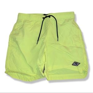 yellow swim trunks